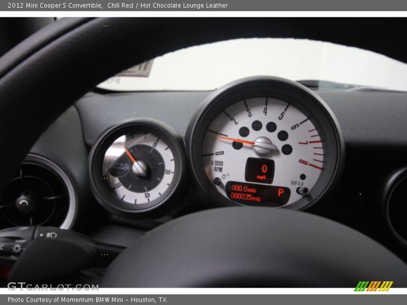 Chili Red / Hot Chocolate Lounge Leather 2012 Mini Cooper S Convertible