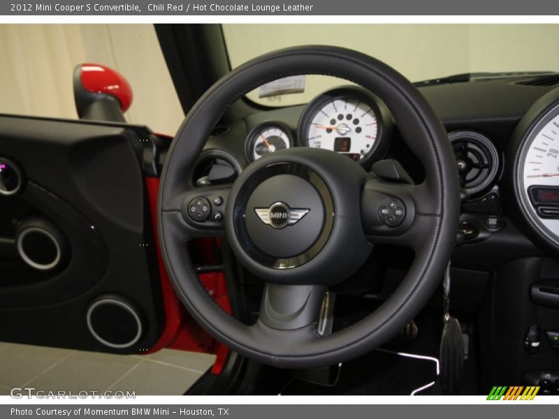 Chili Red / Hot Chocolate Lounge Leather 2012 Mini Cooper S Convertible