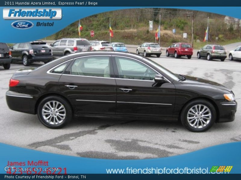 Espresso Pearl / Beige 2011 Hyundai Azera Limited