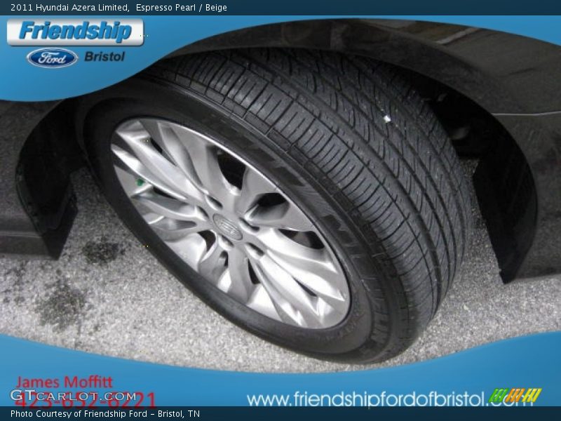 Espresso Pearl / Beige 2011 Hyundai Azera Limited