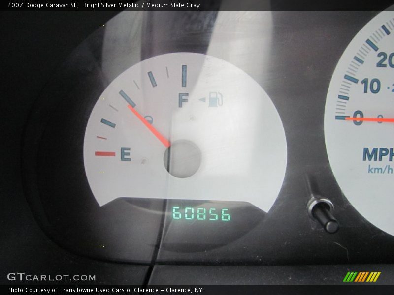 Bright Silver Metallic / Medium Slate Gray 2007 Dodge Caravan SE
