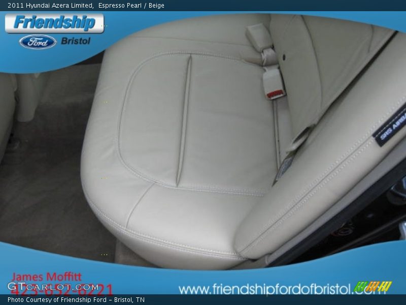 Espresso Pearl / Beige 2011 Hyundai Azera Limited