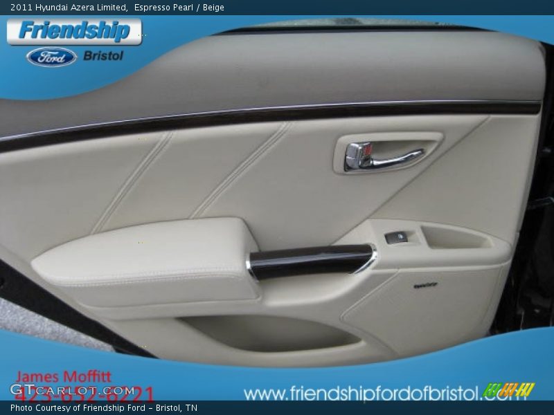 Espresso Pearl / Beige 2011 Hyundai Azera Limited