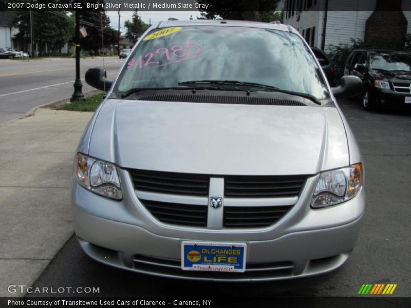 Bright Silver Metallic / Medium Slate Gray 2007 Dodge Caravan SE