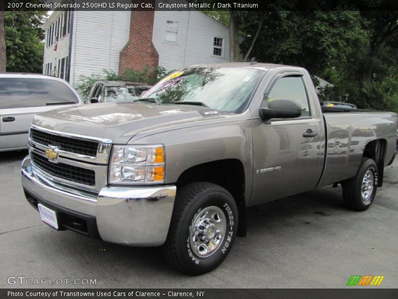 Graystone Metallic / Dark Titanium 2007 Chevrolet Silverado 2500HD LS Regular Cab