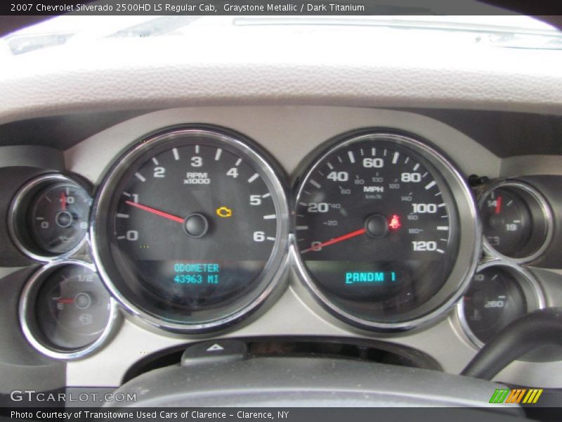 Graystone Metallic / Dark Titanium 2007 Chevrolet Silverado 2500HD LS Regular Cab