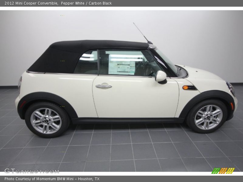  2012 Cooper Convertible Pepper White