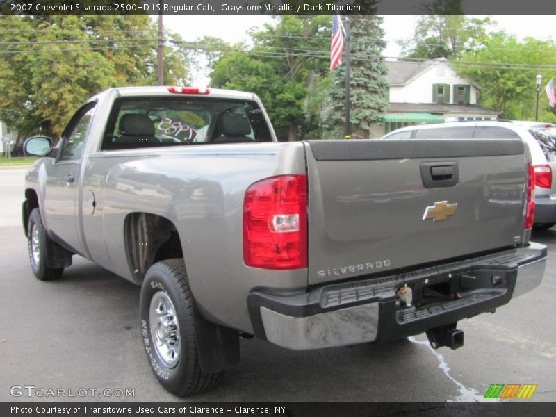 Graystone Metallic / Dark Titanium 2007 Chevrolet Silverado 2500HD LS Regular Cab