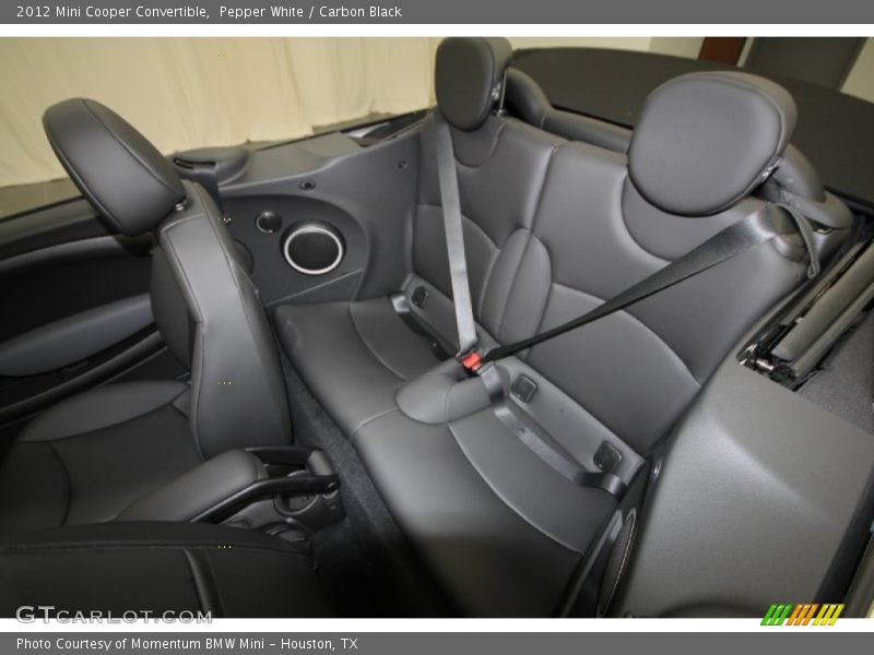  2012 Cooper Convertible Carbon Black Interior