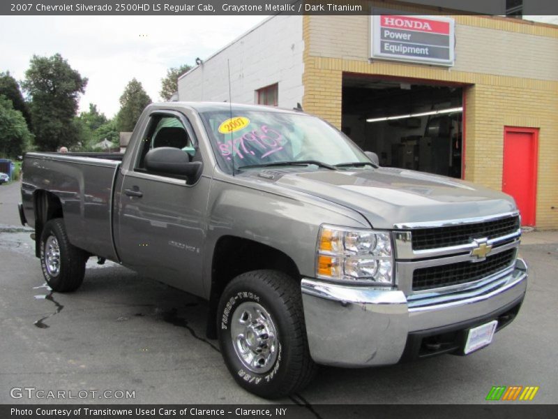 Graystone Metallic / Dark Titanium 2007 Chevrolet Silverado 2500HD LS Regular Cab