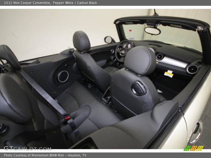 Pepper White / Carbon Black 2012 Mini Cooper Convertible