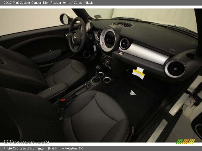 Pepper White / Carbon Black 2012 Mini Cooper Convertible