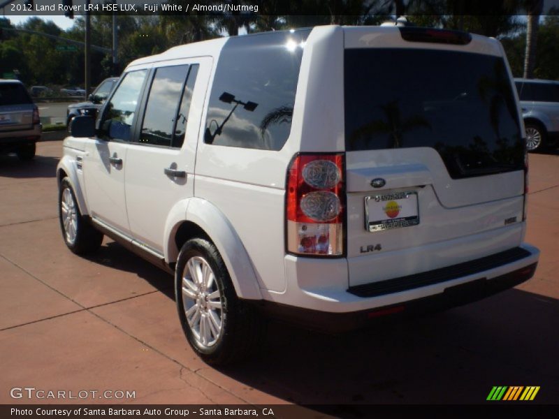 Fuji White / Almond/Nutmeg 2012 Land Rover LR4 HSE LUX