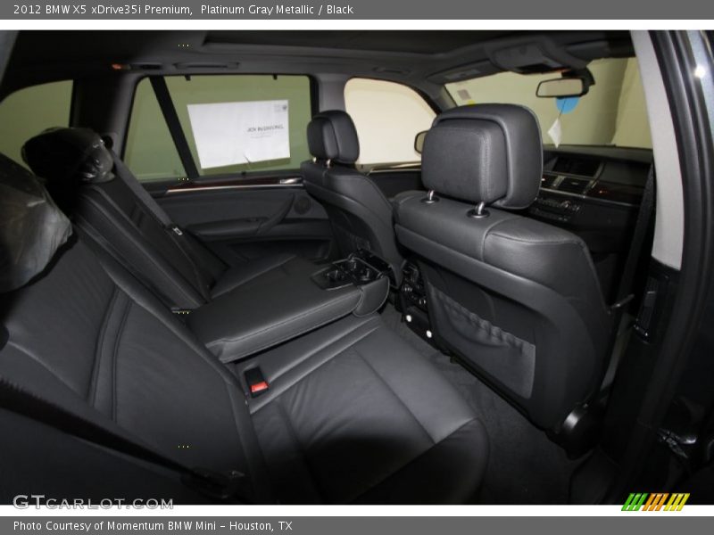 Platinum Gray Metallic / Black 2012 BMW X5 xDrive35i Premium