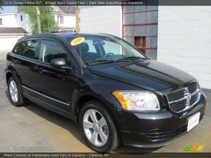 Brilliant Black Crystal Pearl / Dark Slate Gray/Medium Graystone 2010 Dodge Caliber SXT