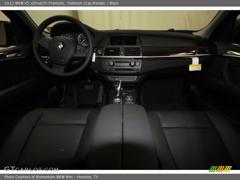 Platinum Gray Metallic / Black 2012 BMW X5 xDrive35i Premium