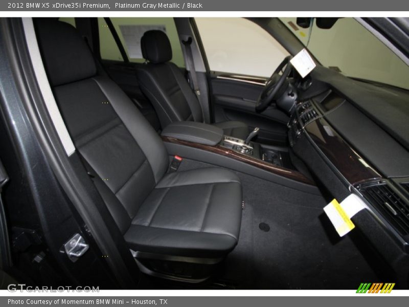 Platinum Gray Metallic / Black 2012 BMW X5 xDrive35i Premium