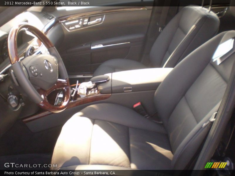  2012 S 550 Sedan Black Interior