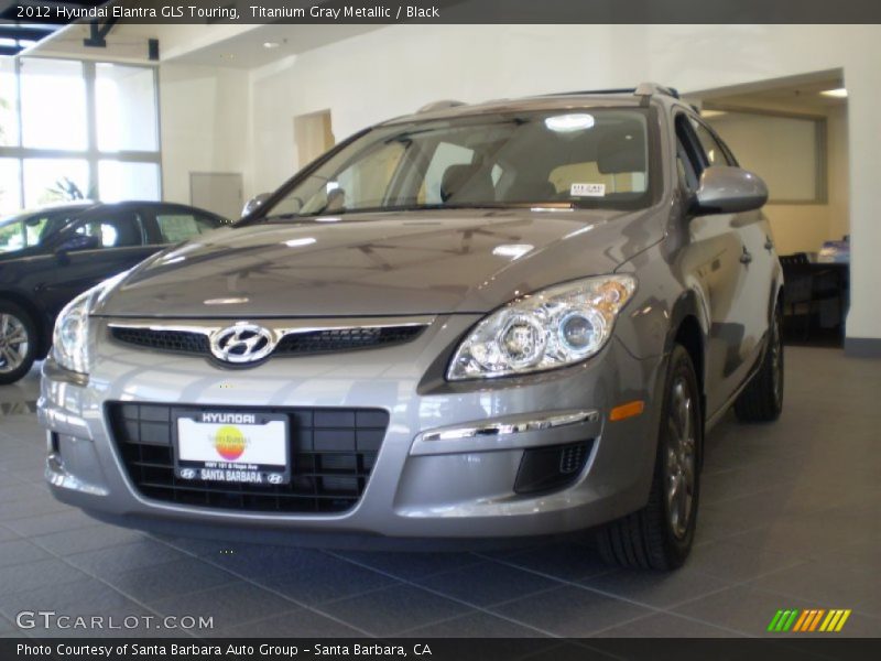 Titanium Gray Metallic / Black 2012 Hyundai Elantra GLS Touring