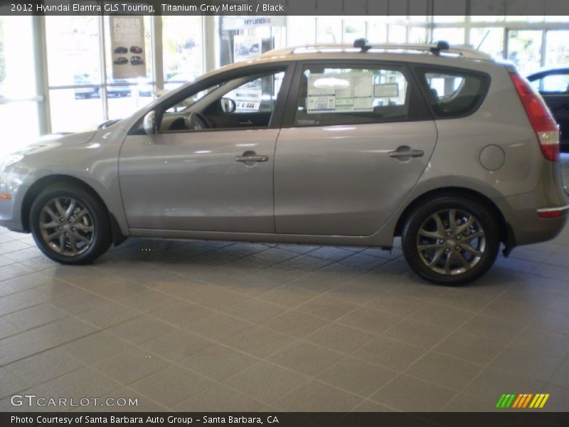 Titanium Gray Metallic / Black 2012 Hyundai Elantra GLS Touring