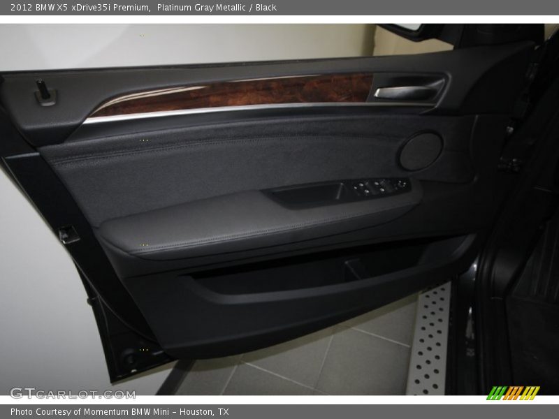 Platinum Gray Metallic / Black 2012 BMW X5 xDrive35i Premium