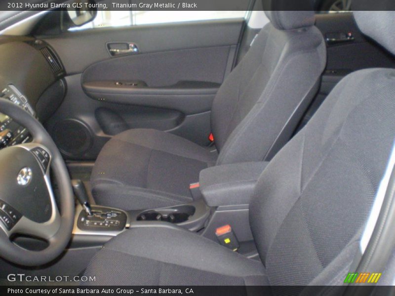 Titanium Gray Metallic / Black 2012 Hyundai Elantra GLS Touring