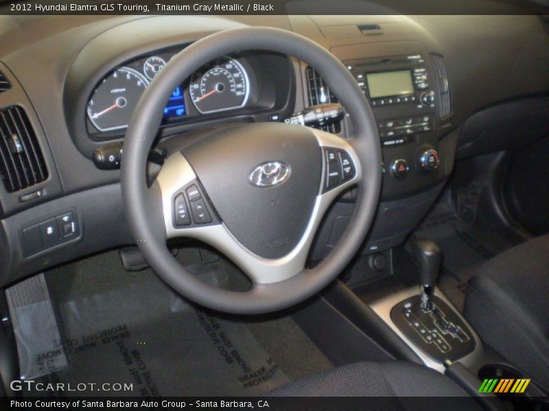 Titanium Gray Metallic / Black 2012 Hyundai Elantra GLS Touring