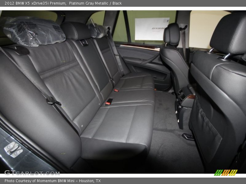 Platinum Gray Metallic / Black 2012 BMW X5 xDrive35i Premium