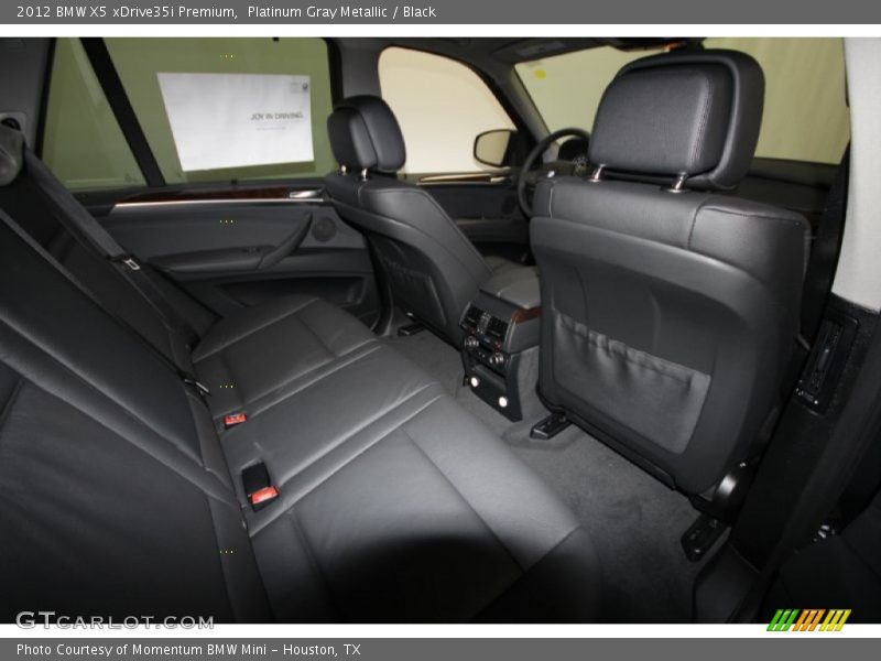 Platinum Gray Metallic / Black 2012 BMW X5 xDrive35i Premium