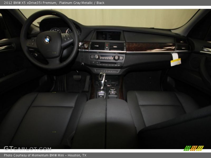 Platinum Gray Metallic / Black 2012 BMW X5 xDrive35i Premium