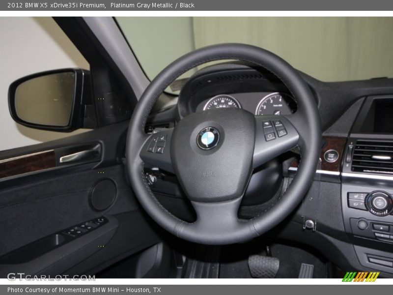 Platinum Gray Metallic / Black 2012 BMW X5 xDrive35i Premium