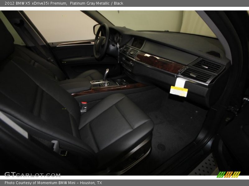 Platinum Gray Metallic / Black 2012 BMW X5 xDrive35i Premium