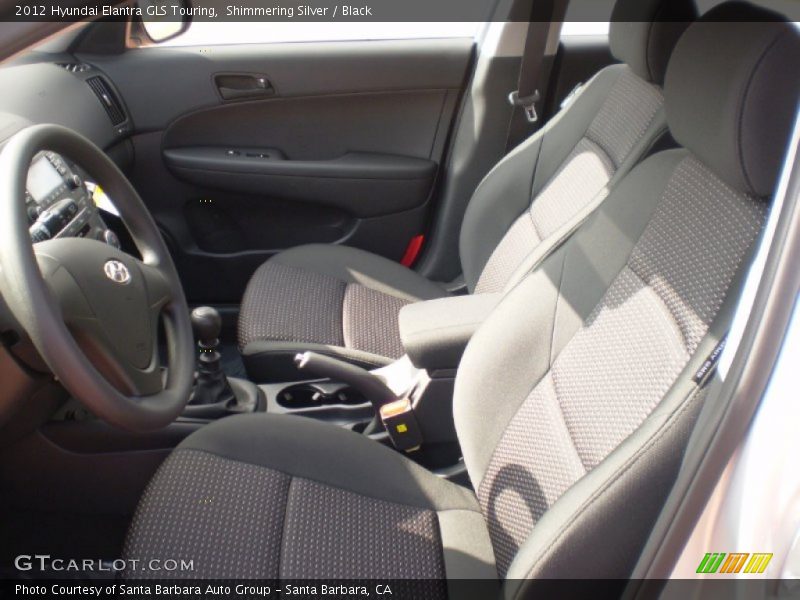 Shimmering Silver / Black 2012 Hyundai Elantra GLS Touring