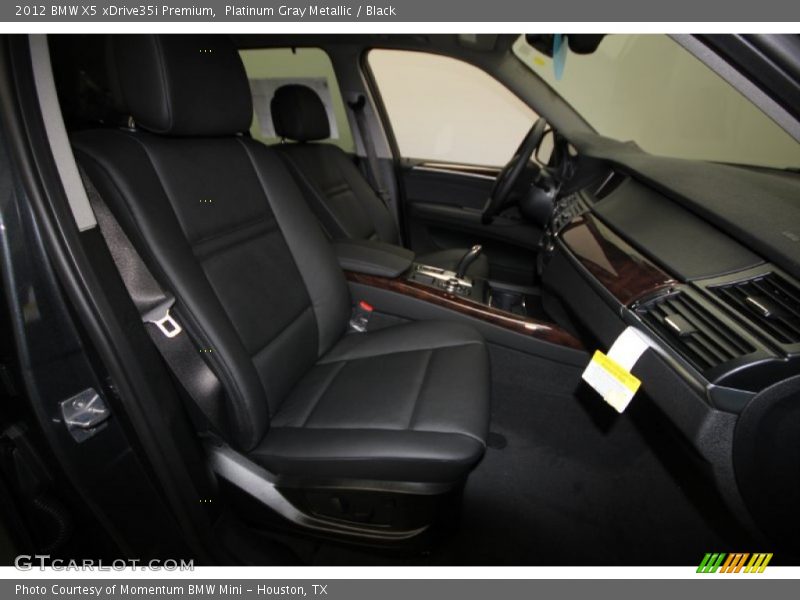 Platinum Gray Metallic / Black 2012 BMW X5 xDrive35i Premium