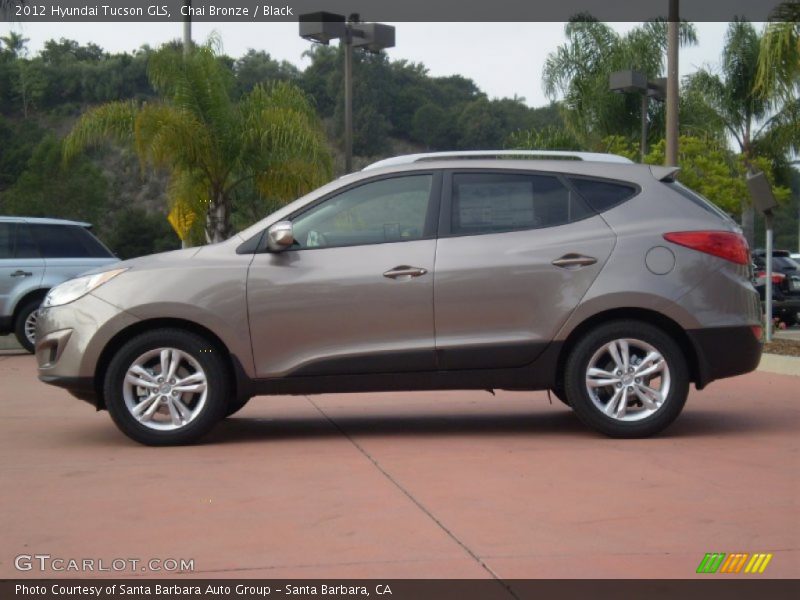 Chai Bronze / Black 2012 Hyundai Tucson GLS