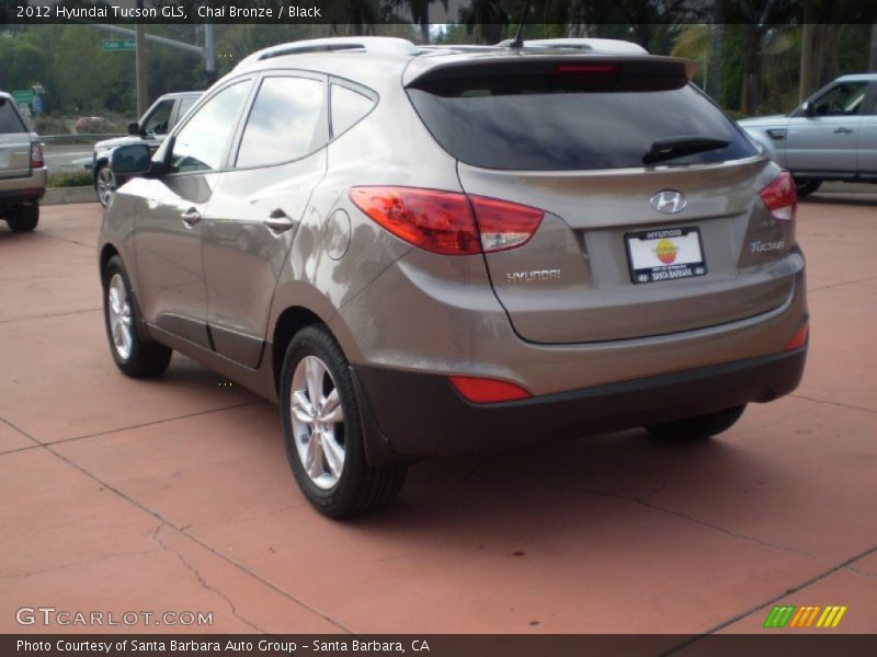 Chai Bronze / Black 2012 Hyundai Tucson GLS