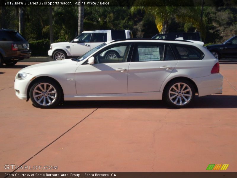  2012 3 Series 328i Sports Wagon Alpine White