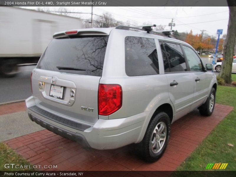 Starlight Silver Metallic / Gray 2004 Honda Pilot EX-L 4WD