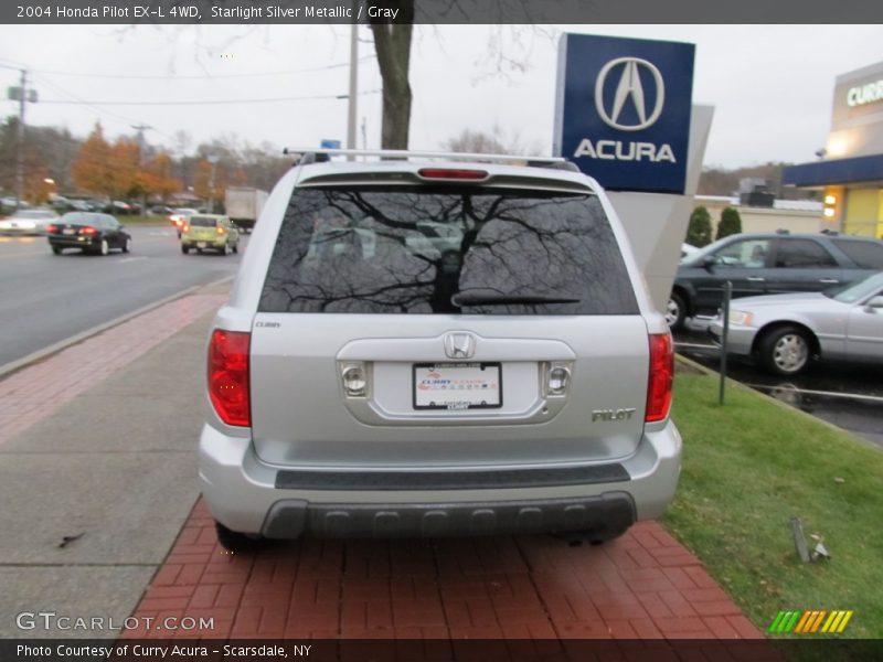 Starlight Silver Metallic / Gray 2004 Honda Pilot EX-L 4WD