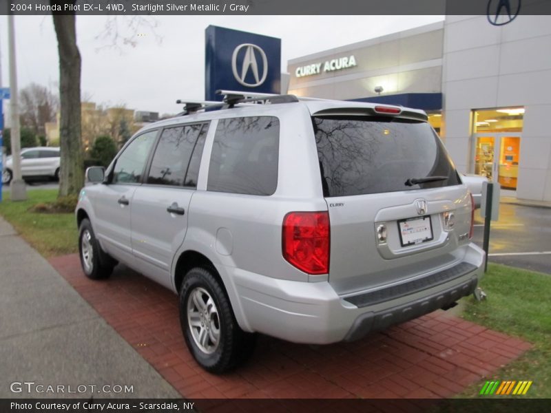 Starlight Silver Metallic / Gray 2004 Honda Pilot EX-L 4WD