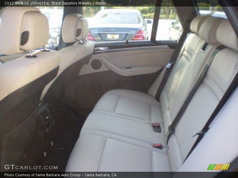 Black Sapphire Metallic / Oyster 2012 BMW X5 xDrive35d