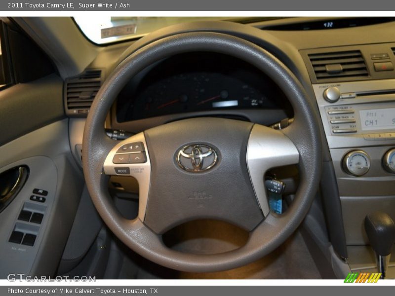 Super White / Ash 2011 Toyota Camry LE