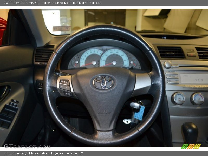Barcelona Red Metallic / Dark Charcoal 2011 Toyota Camry SE