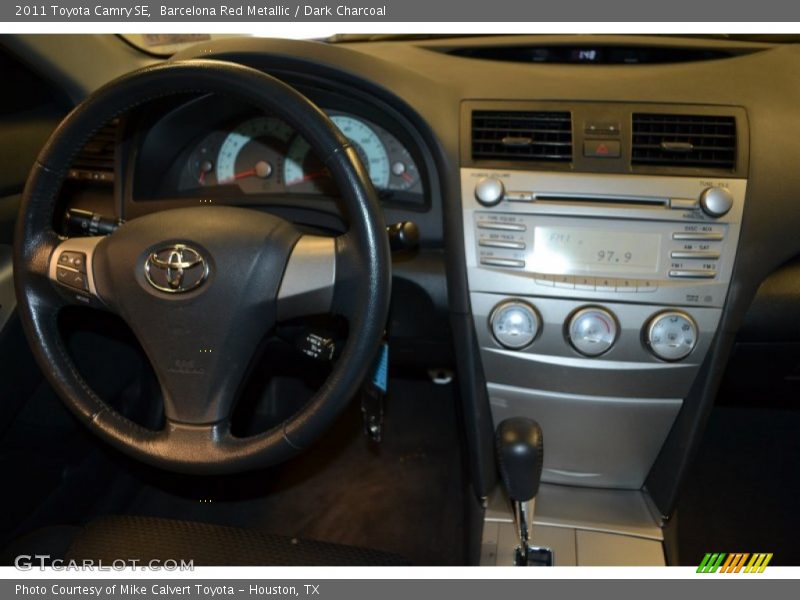 Barcelona Red Metallic / Dark Charcoal 2011 Toyota Camry SE