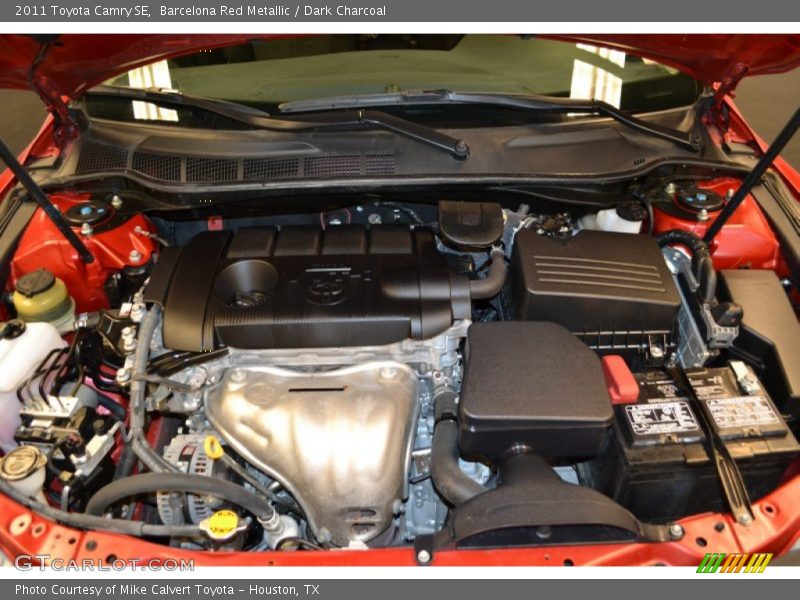 Barcelona Red Metallic / Dark Charcoal 2011 Toyota Camry SE
