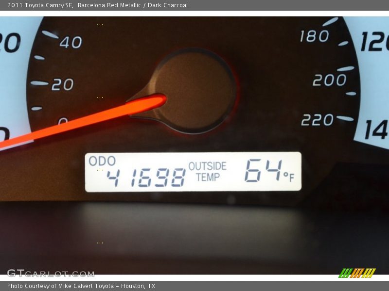 Barcelona Red Metallic / Dark Charcoal 2011 Toyota Camry SE
