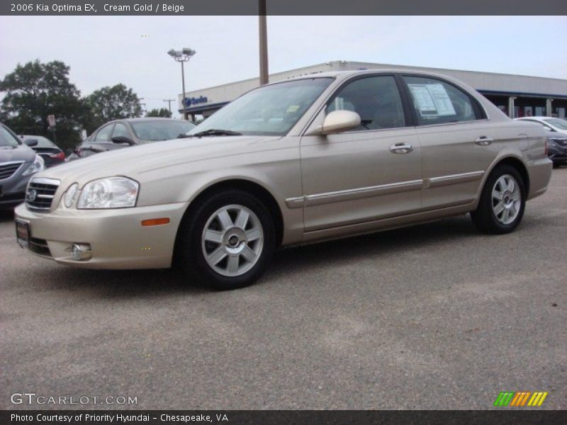 Cream Gold / Beige 2006 Kia Optima EX