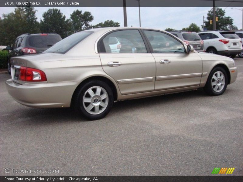 Cream Gold / Beige 2006 Kia Optima EX