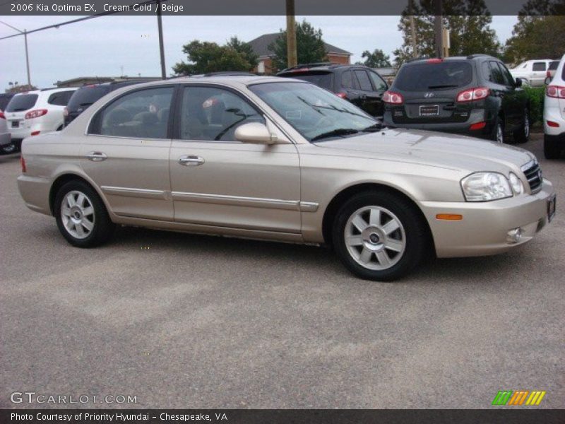 Cream Gold / Beige 2006 Kia Optima EX