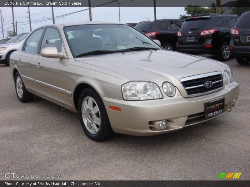 Cream Gold / Beige 2006 Kia Optima EX
